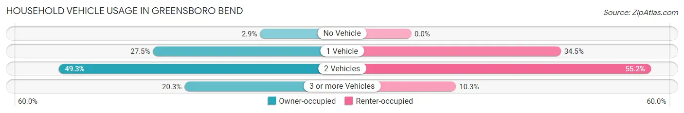 Household Vehicle Usage in Greensboro Bend
