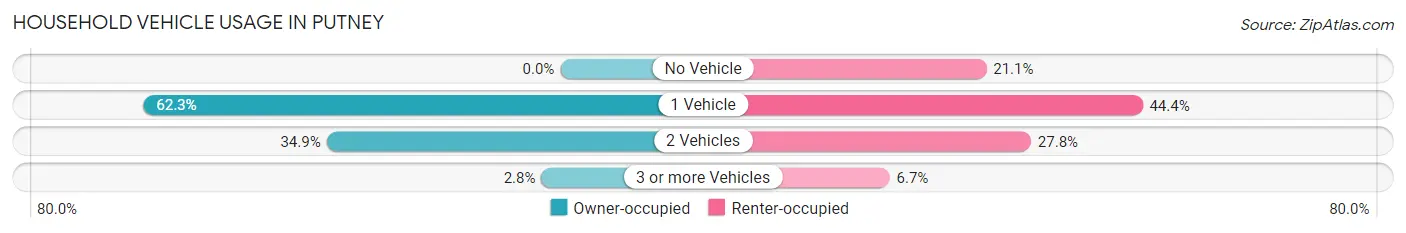 Household Vehicle Usage in Putney