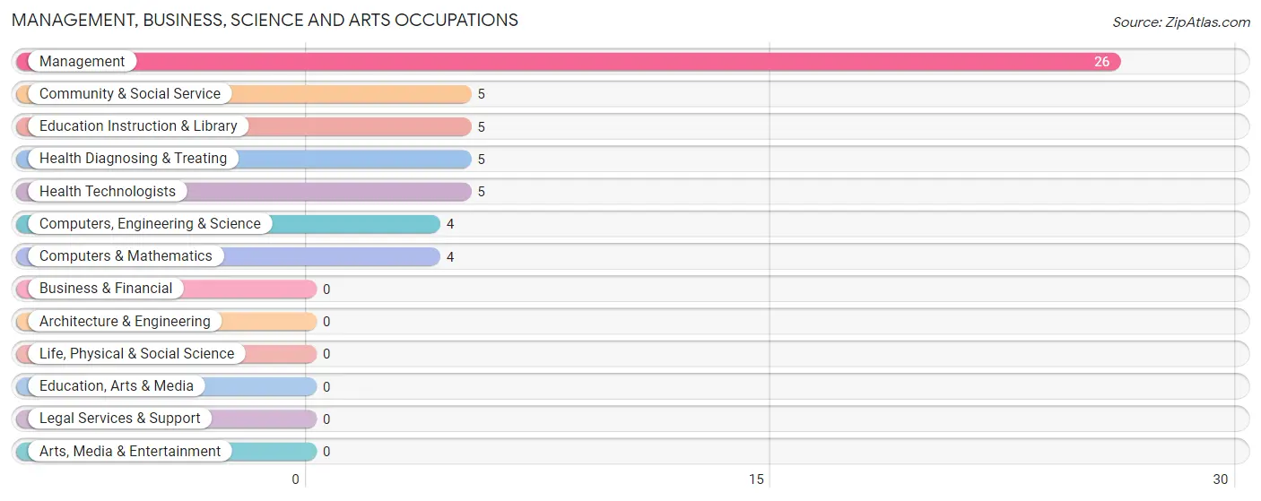 Management, Business, Science and Arts Occupations in South Londonderry