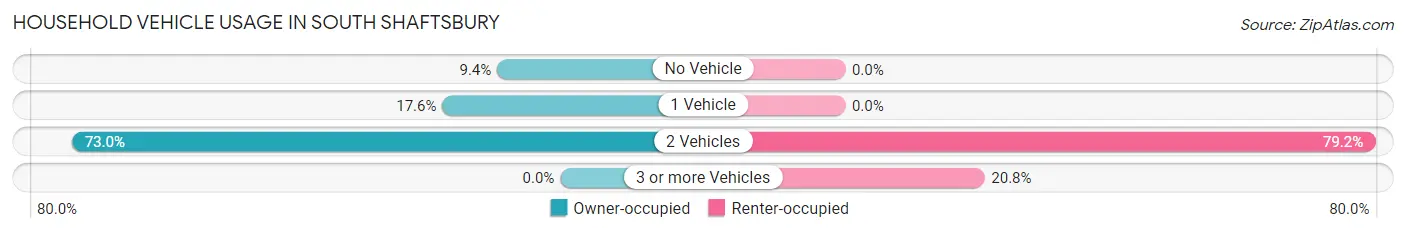 Household Vehicle Usage in South Shaftsbury