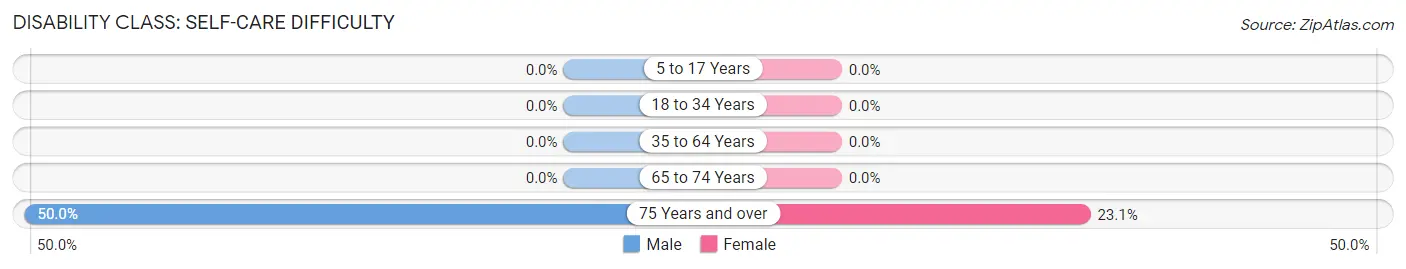 Disability in Wells: <span>Self-Care Difficulty</span>