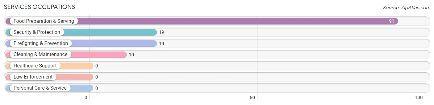 Services Occupations in Amboy