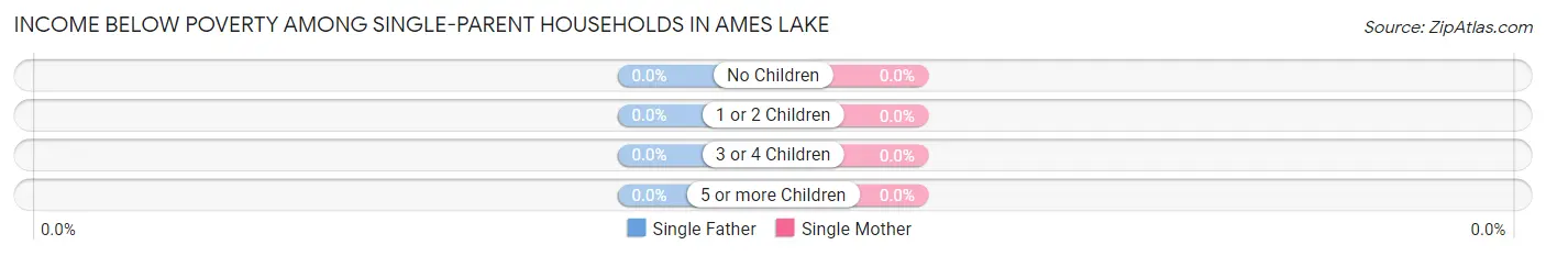 Income Below Poverty Among Single-Parent Households in Ames Lake