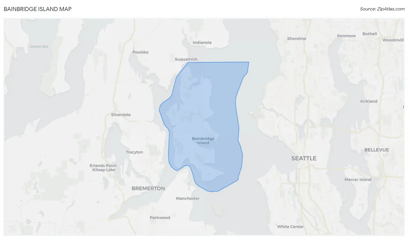 Bainbridge Island Map