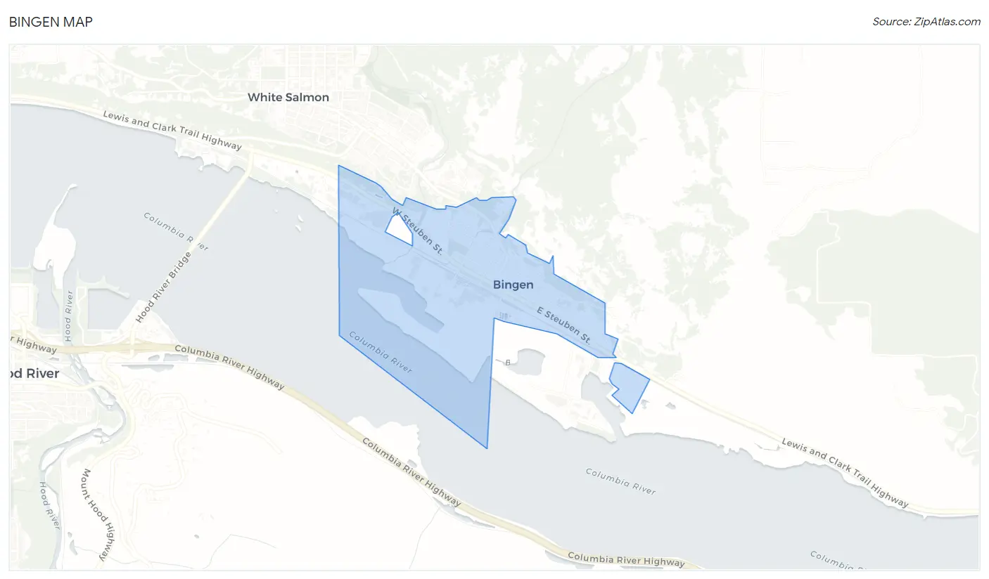 Bingen Map