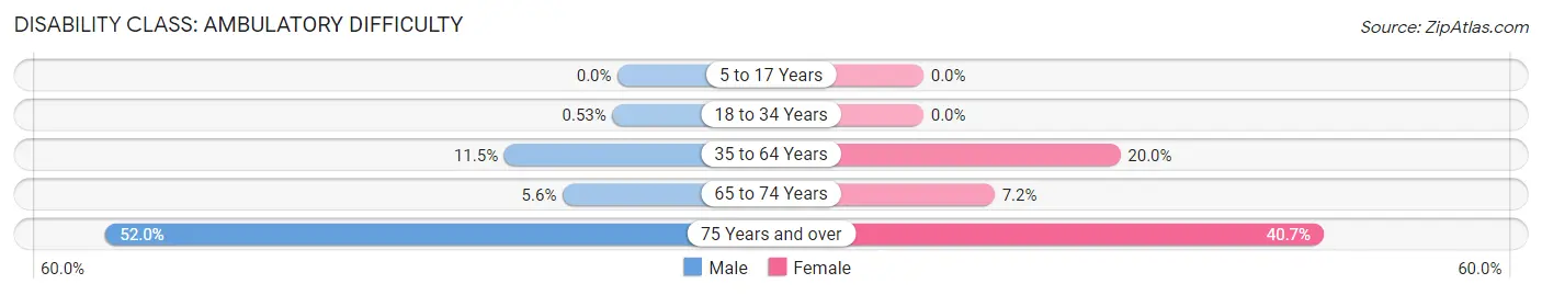 Disability in Chewelah: <span>Ambulatory Difficulty</span>