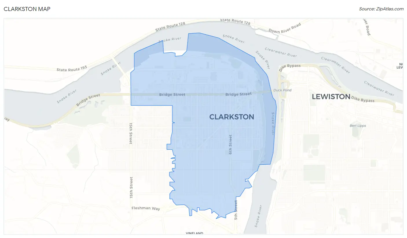 Clarkston Map