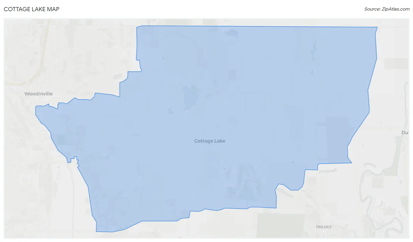 Cottage Lake Map