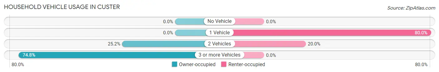 Household Vehicle Usage in Custer