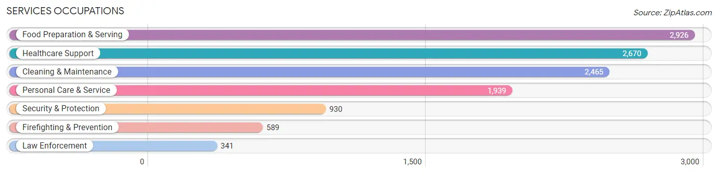 Services Occupations in Everett