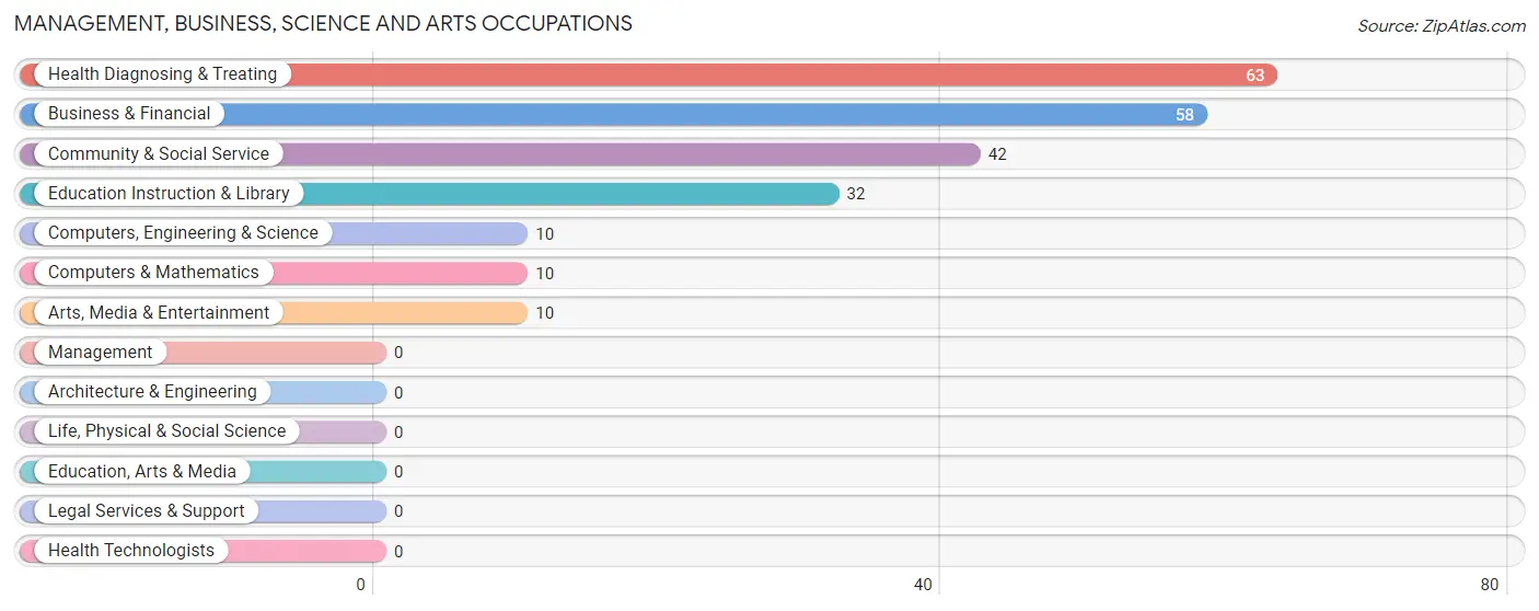 Management, Business, Science and Arts Occupations in Grapeview