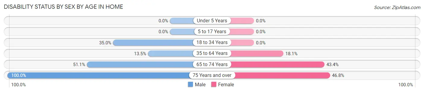 Disability Status by Sex by Age in Home