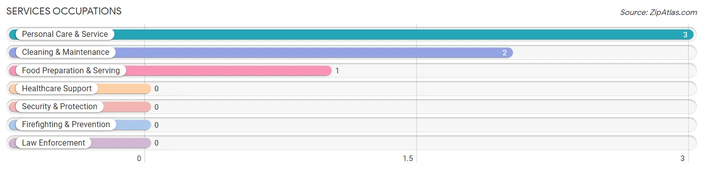 Services Occupations in Index