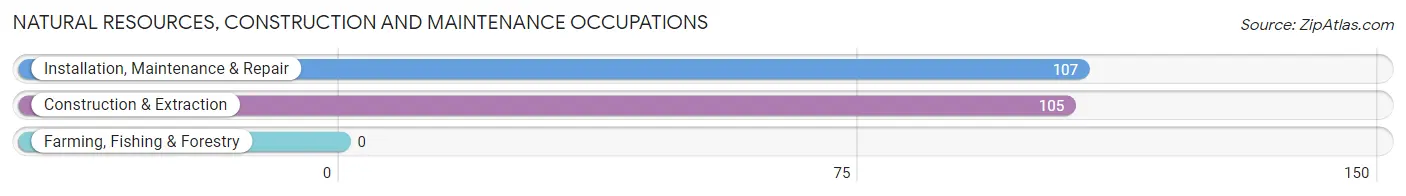 Natural Resources, Construction and Maintenance Occupations in Key Center