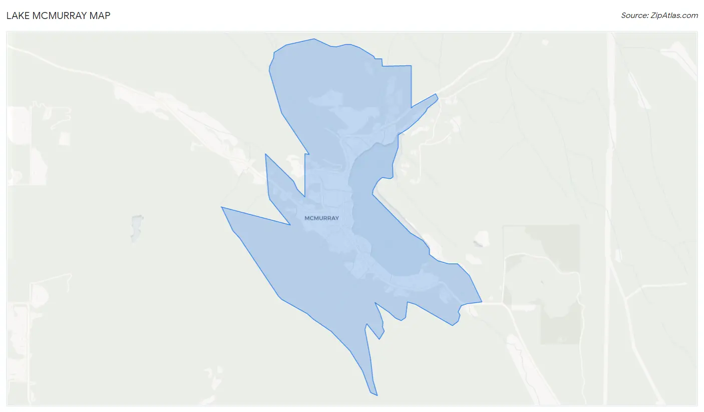 Lake McMurray Map
