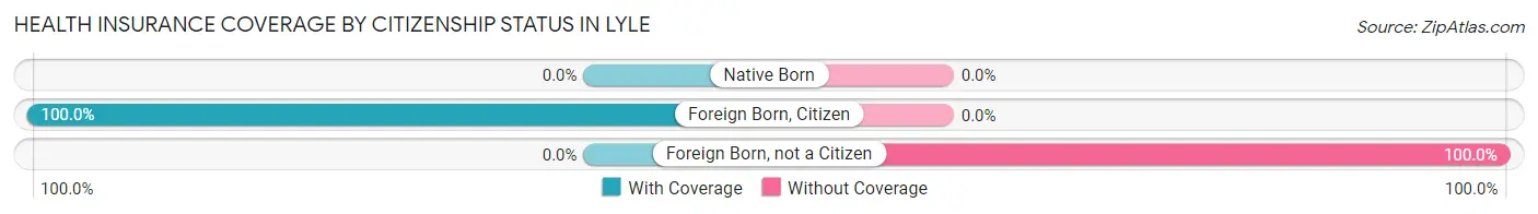 Health Insurance Coverage by Citizenship Status in Lyle