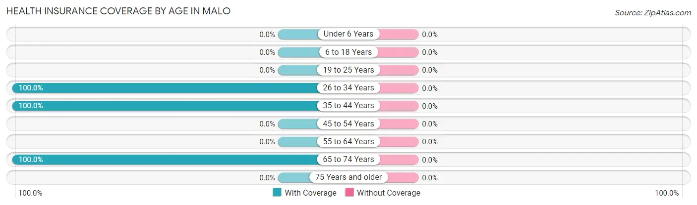 Health Insurance Coverage by Age in Malo
