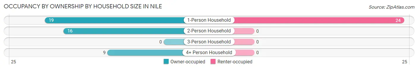 Occupancy by Ownership by Household Size in Nile