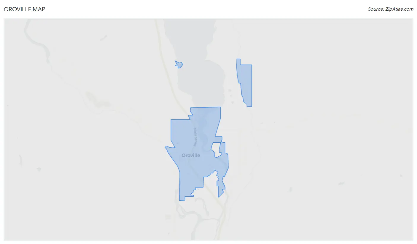 Oroville Map