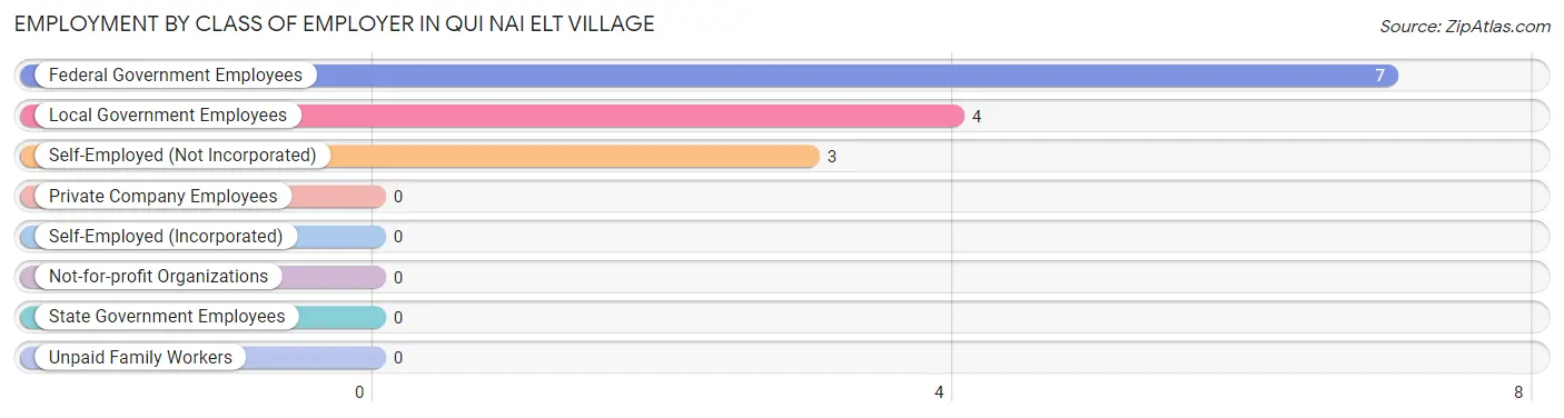 Employment by Class of Employer in Qui nai elt Village