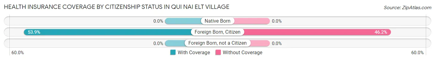 Health Insurance Coverage by Citizenship Status in Qui nai elt Village