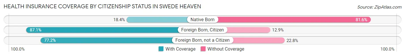Health Insurance Coverage by Citizenship Status in Swede Heaven