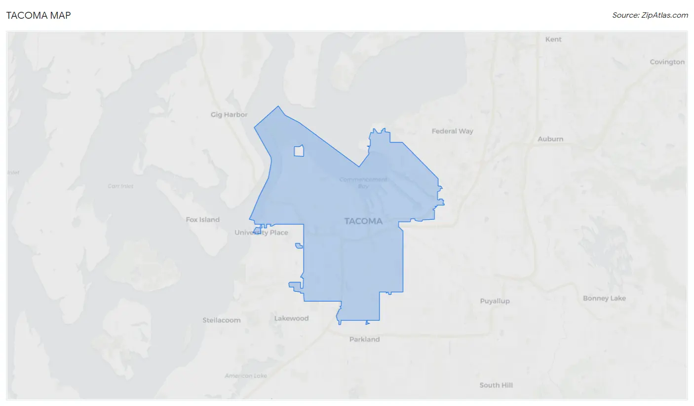 Tacoma Map