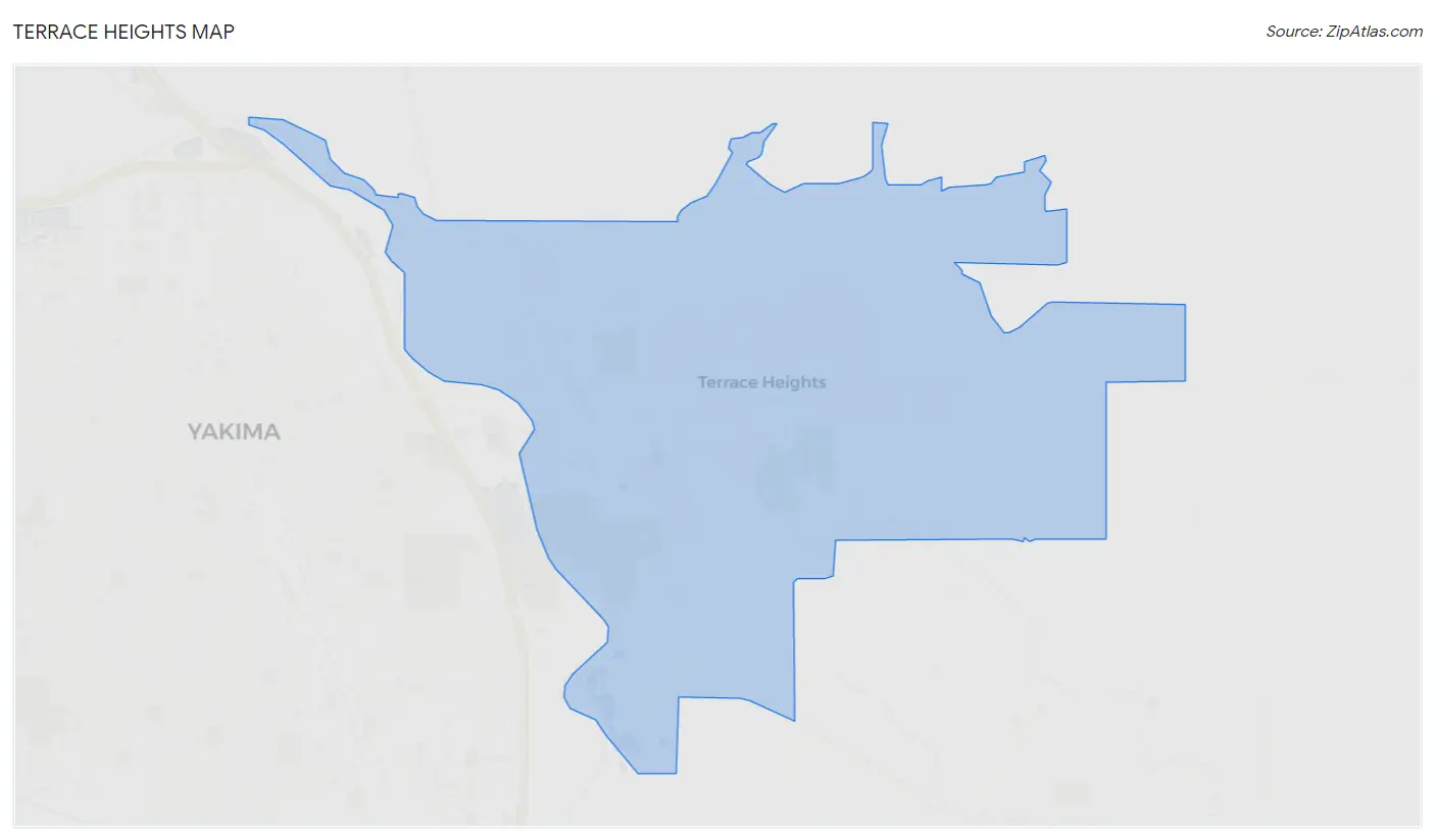 Terrace Heights Map