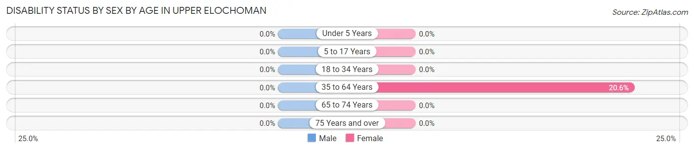 Disability Status by Sex by Age in Upper Elochoman
