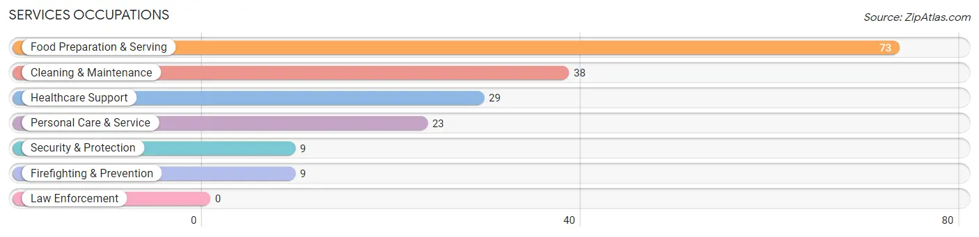 Services Occupations in Warm Beach