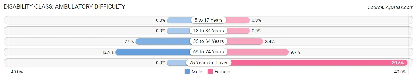 Disability in White Salmon: <span>Ambulatory Difficulty</span>