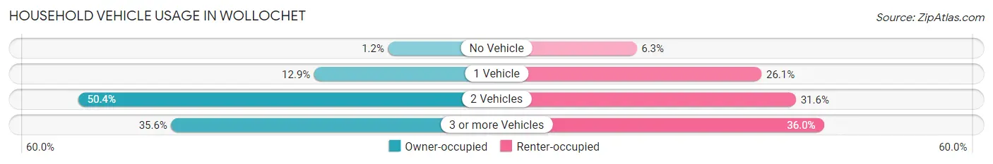 Household Vehicle Usage in Wollochet