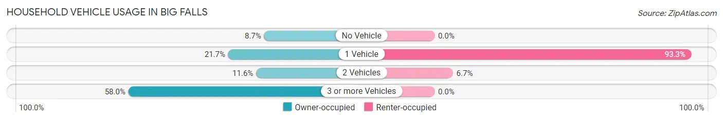 Household Vehicle Usage in Big Falls