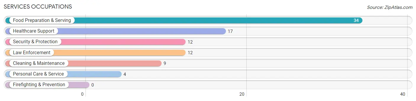 Services Occupations in Bonduel