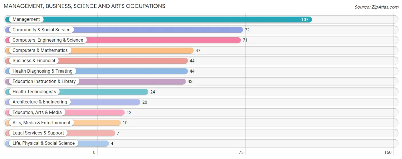 Management, Business, Science and Arts Occupations in Brooklyn