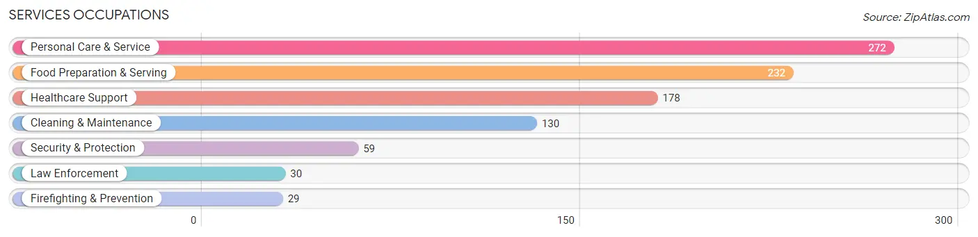 Services Occupations in Brown Deer