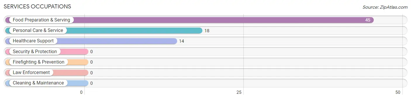 Services Occupations in Butte Des Morts