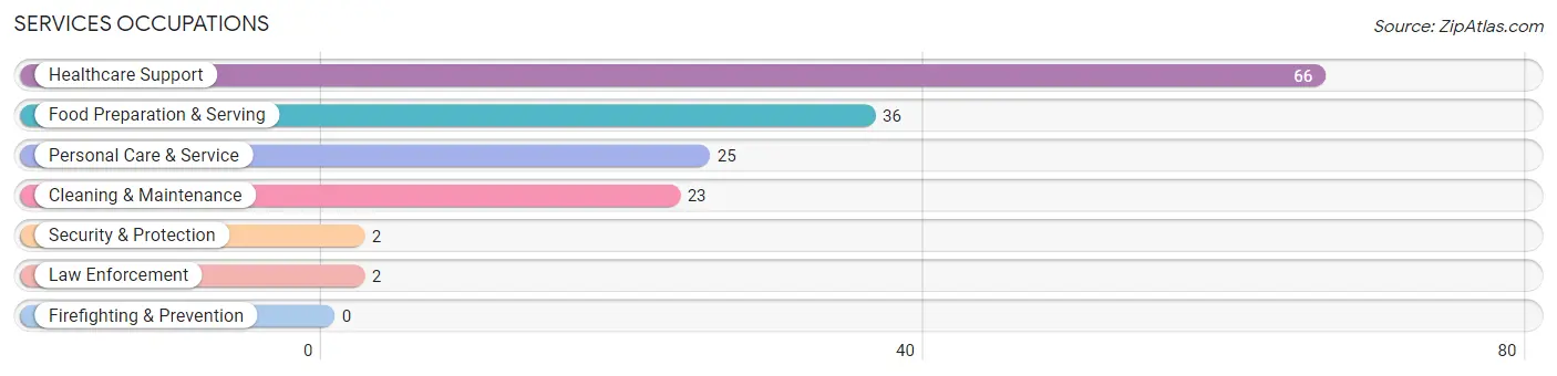 Services Occupations in Cameron