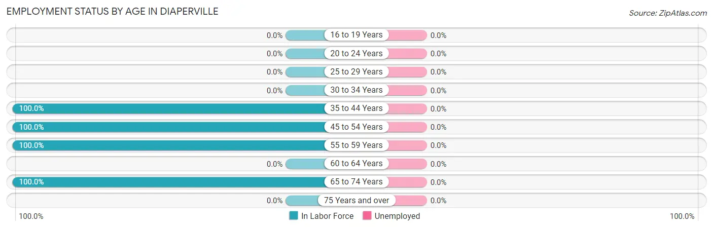Employment Status by Age in Diaperville