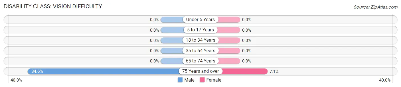 Disability in Ephraim: <span>Vision Difficulty</span>