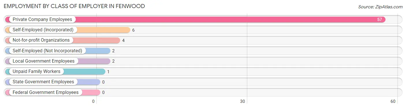 Employment by Class of Employer in Fenwood