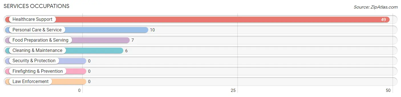 Services Occupations in Fountain City