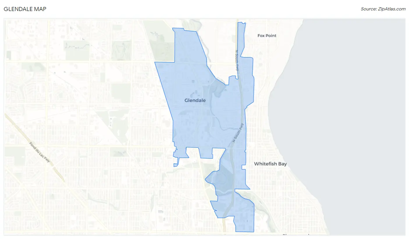 Glendale Map