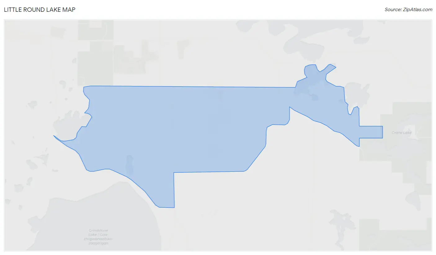 Little Round Lake Map