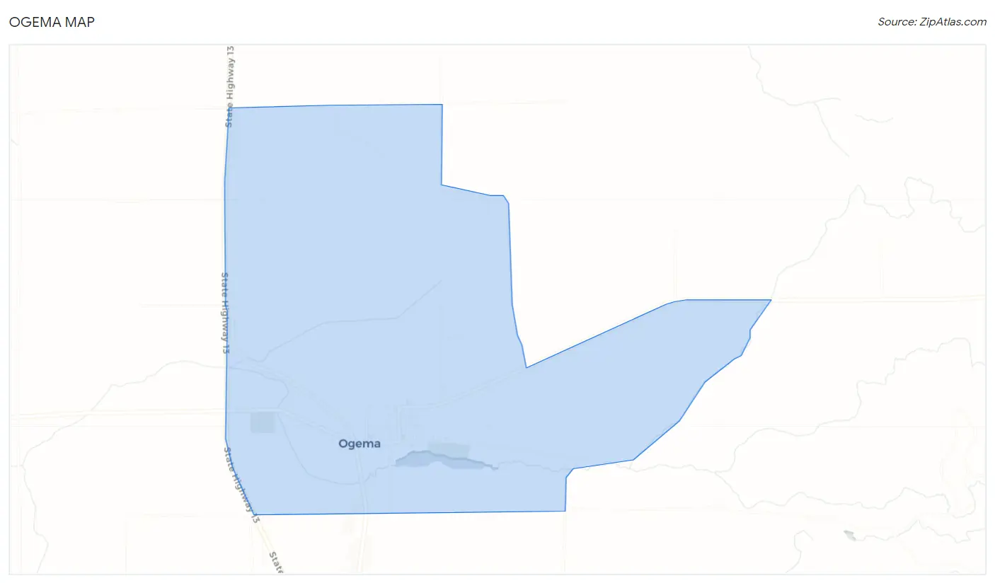 Ogema Map