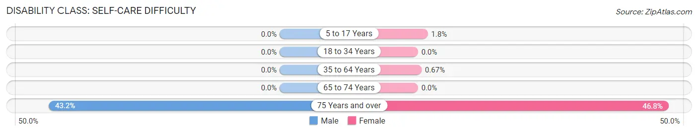 Disability in Slinger: <span>Self-Care Difficulty</span>