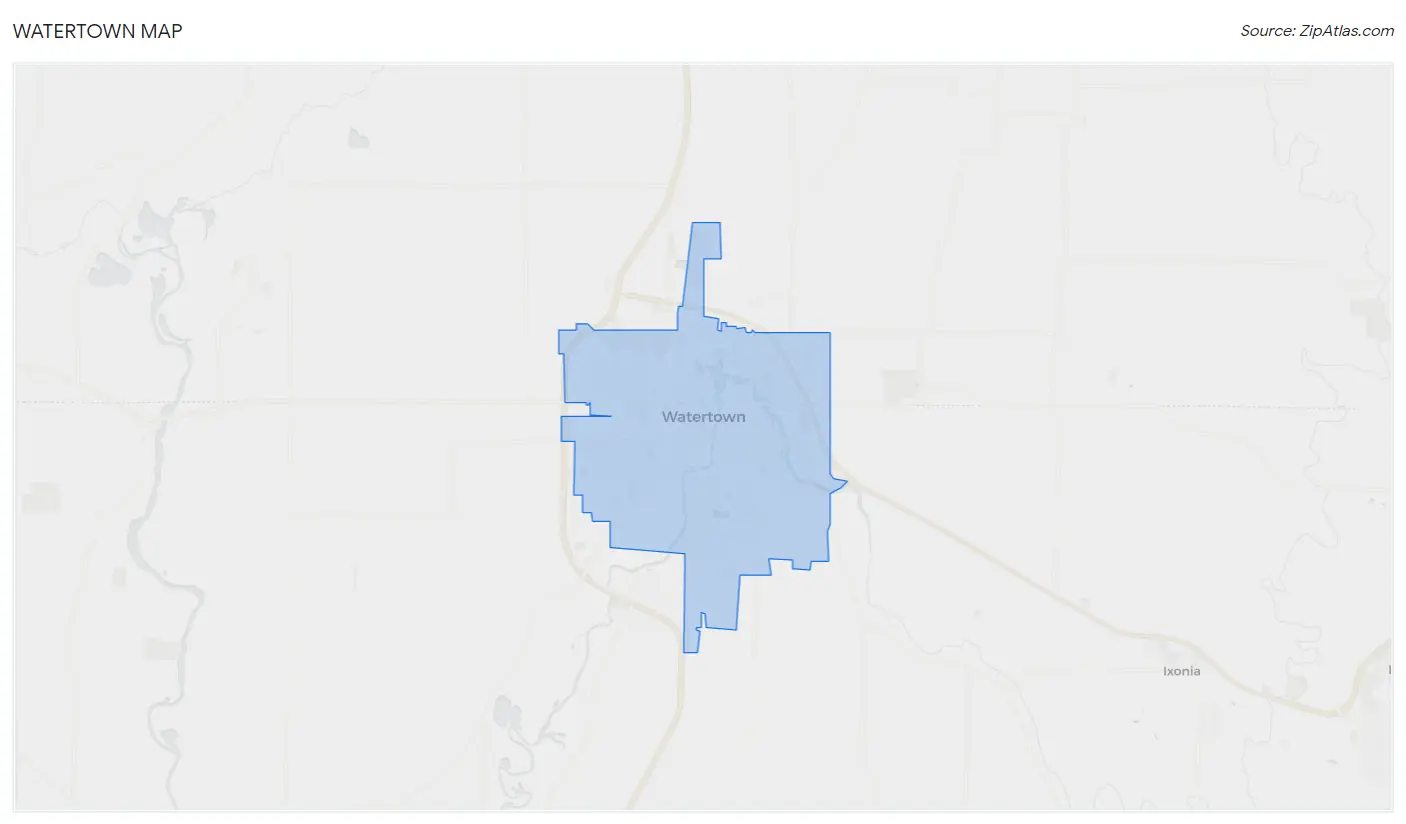 Watertown Map