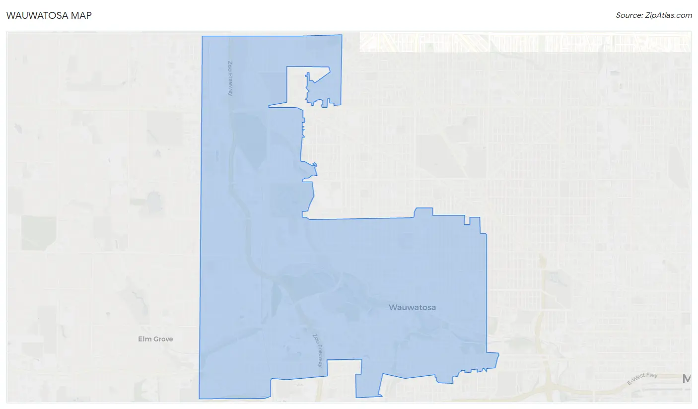 Wauwatosa Map