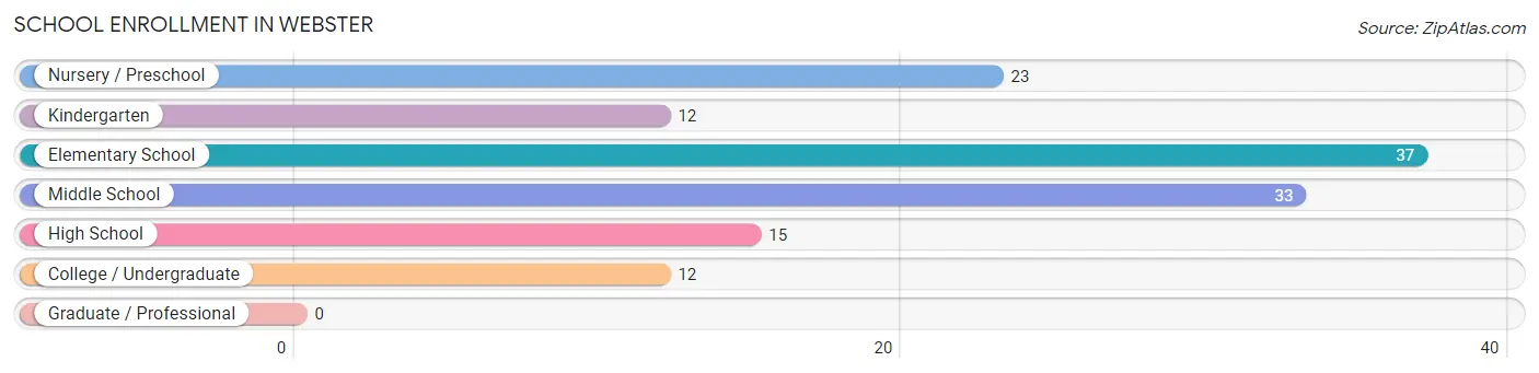 School Enrollment in Webster