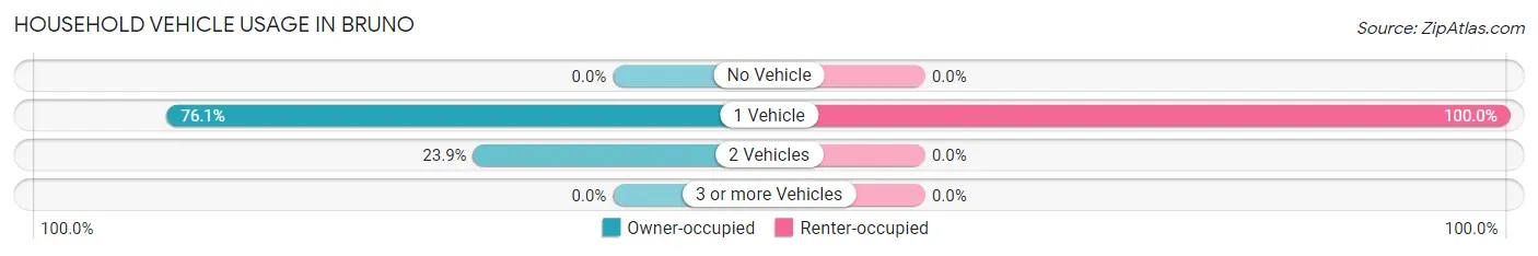 Household Vehicle Usage in Bruno